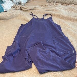 Free People Indigo Pajama Jumpsuit